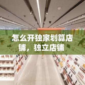 怎么开独家划算店铺，独立店铺 