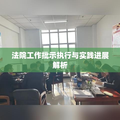 法院工作批示执行与实践进展解析