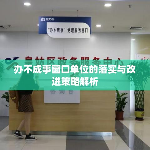 办不成事窗口单位的落实与改进策略解析