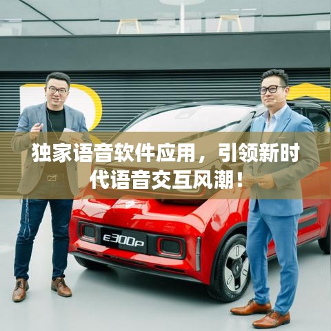 独家语音软件应用，引领新时代语音交互风潮！